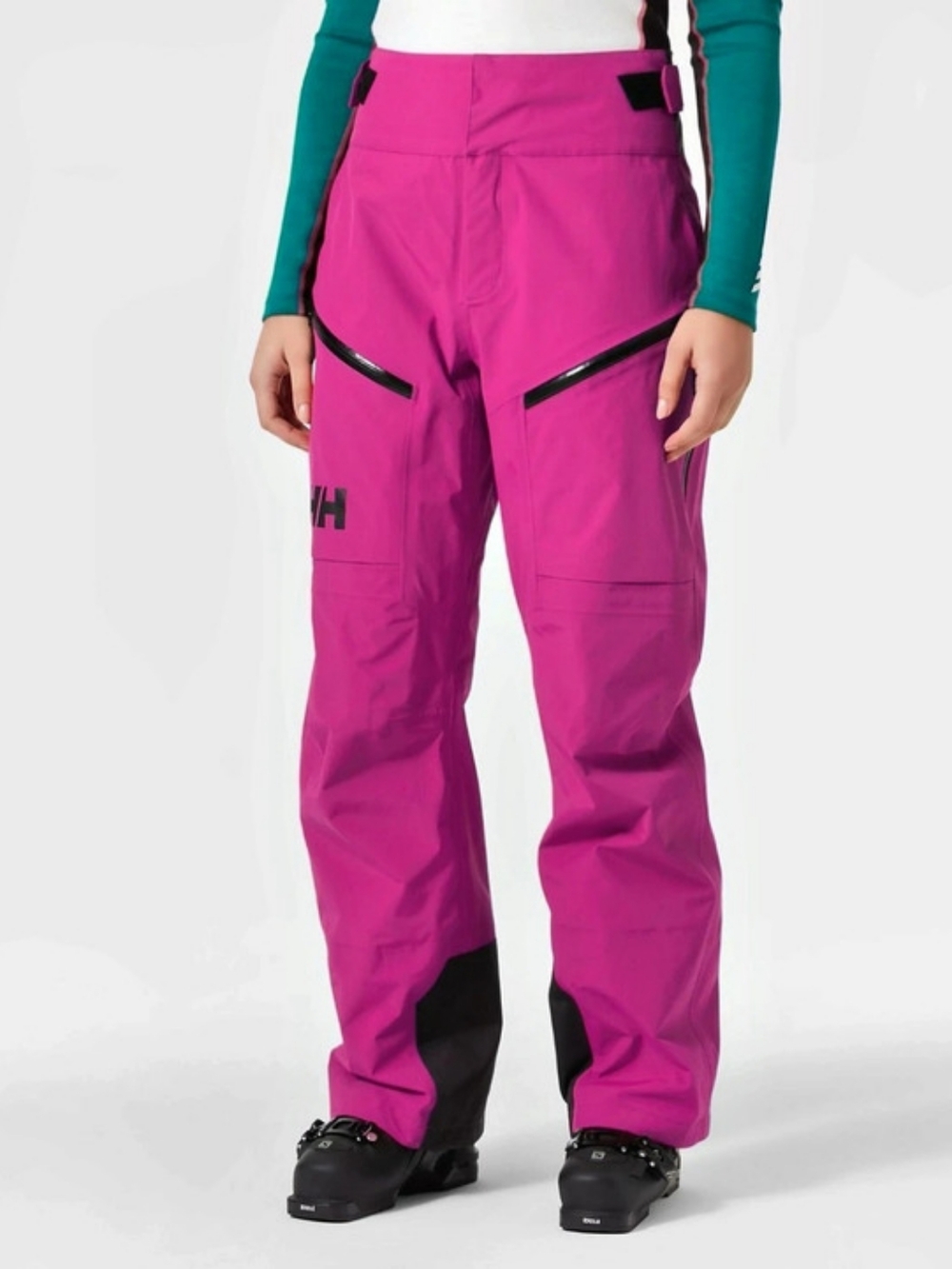 Helly Hansen W Sogn Shell Pant Ski Shell Pants in Magenta - Size Large - NWT